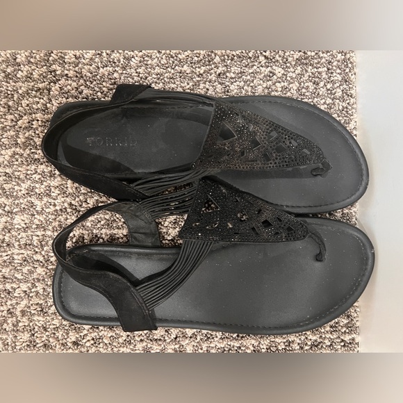 Torrid Rhinestone Laser Sandal - Picture 3 of 4